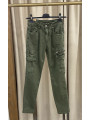 Jeans pitillos cargo