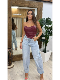 DENIM BALLOON CRUZADOS