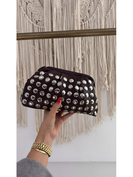 BOLSO PIEL TACHUELAS