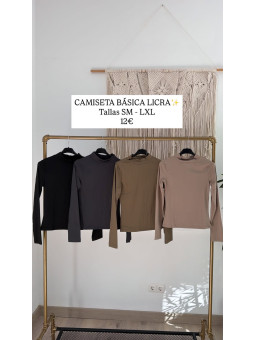 CAMISETA BASICA LICRA
