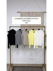 CAMISETA HOMBRO PUNTO