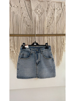 FALDA DENIM BRILLI
