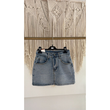 FALDA DENIM BRILLI