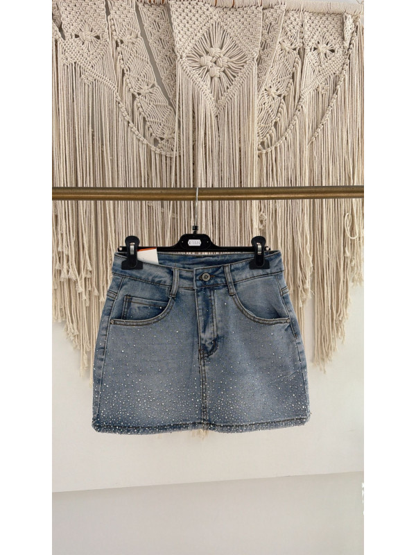 FALDA DENIM BRILLI