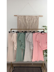 CONJUNTO CAMISETA ENTALLADA