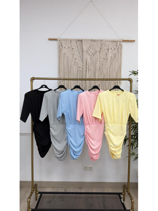 VESTIDO HOMBRERAS LICRA