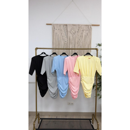 VESTIDO HOMBRERAS LICRA