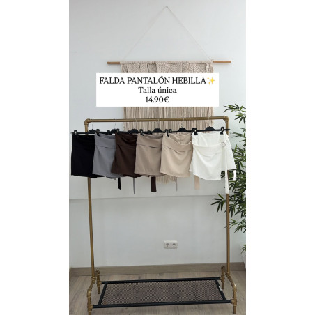 FALDA PANTALON HEBILLA
