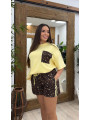 CONJUNTO CORTO ANIMAL PRINT