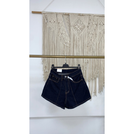 DENIM PALAZZO OSCURO CORTO