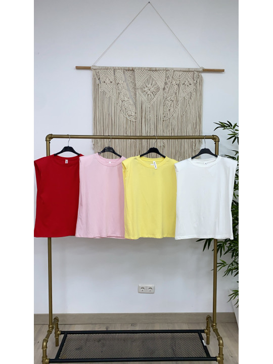 CAMISETA BASIC HOMBRERAS