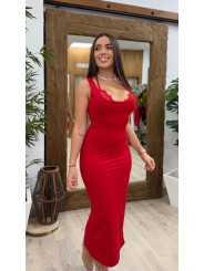 VESTIDO ENCAJE BIKINI LARGO