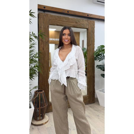 BLUSA 100% LINO