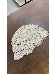 CASQUETE FLOR BEIG