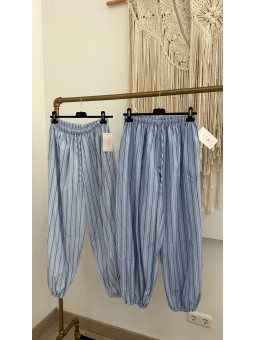 PANTALONES RAYAS AZUL