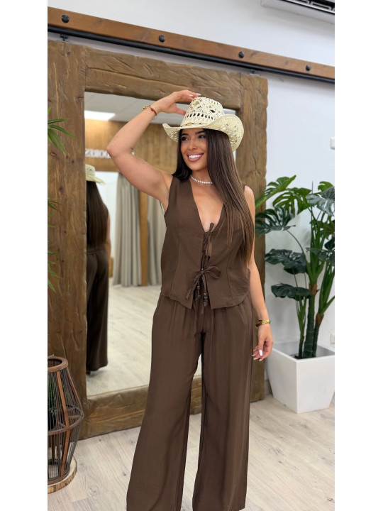CONJUNTO CHALECO LAZO