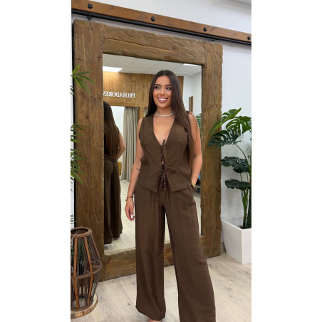 CONJUNTO CHALECO LAZO