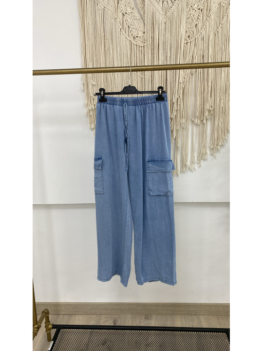 PANTALON FLUIDO BOLSILLOS