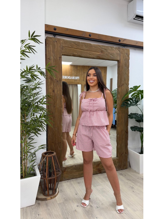 CONJUNTO VICHY CORTO