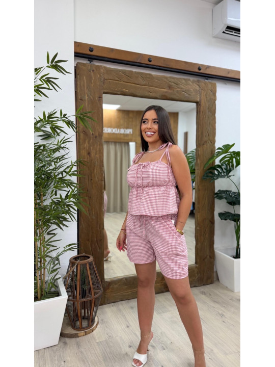 CONJUNTO VICHY CORTO