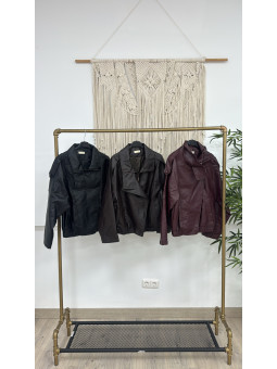 CHAQUETA OVERSIZE POLIPIEL