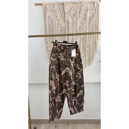 PANTALON CARGO CAMUFLAJE