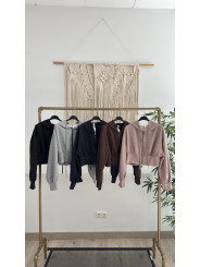 CHAQUETA CROP CREMALLERA