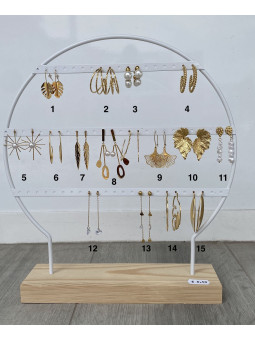 PENDIENTES ACERO MIRA MIRA 1